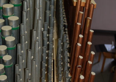 Weigle-Orgel, Nagold. Detail Abbau. Foto: Leonhard Ammer, Nagold